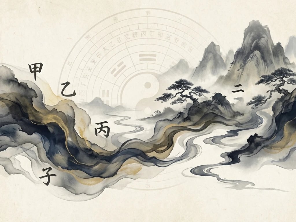 八字山水 - 如果你的八字是一幅画，会是什么样子 cover