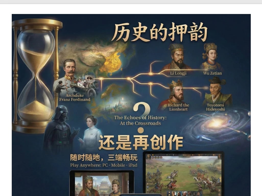 【中文&ENG】【随时随地，三端畅玩Play Anywhere: PC · Mobile · iPad 】历史的押韵 / The Echoes of History: At the Crossroads cover