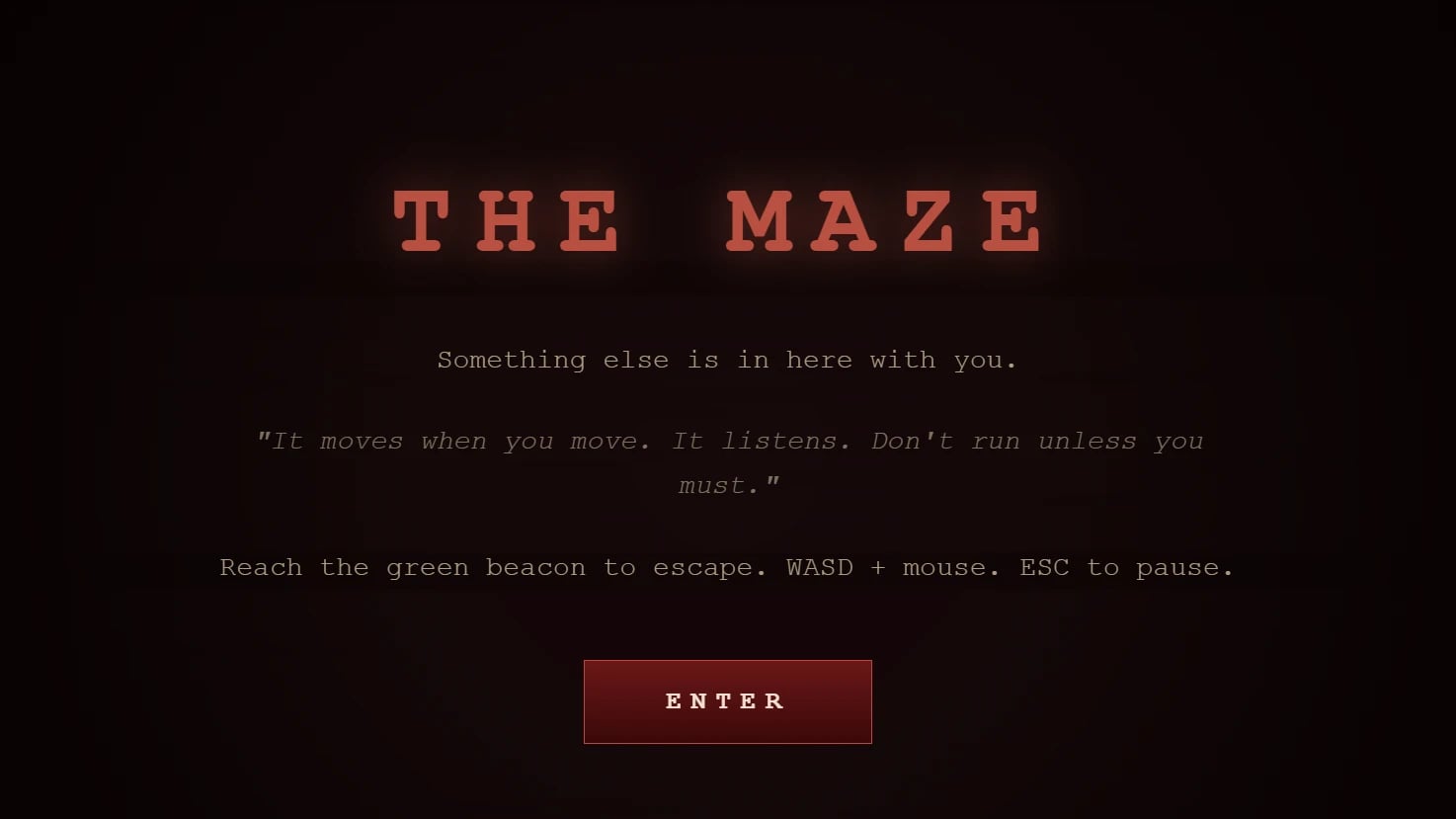 The Maze: Don’t Look Back cover