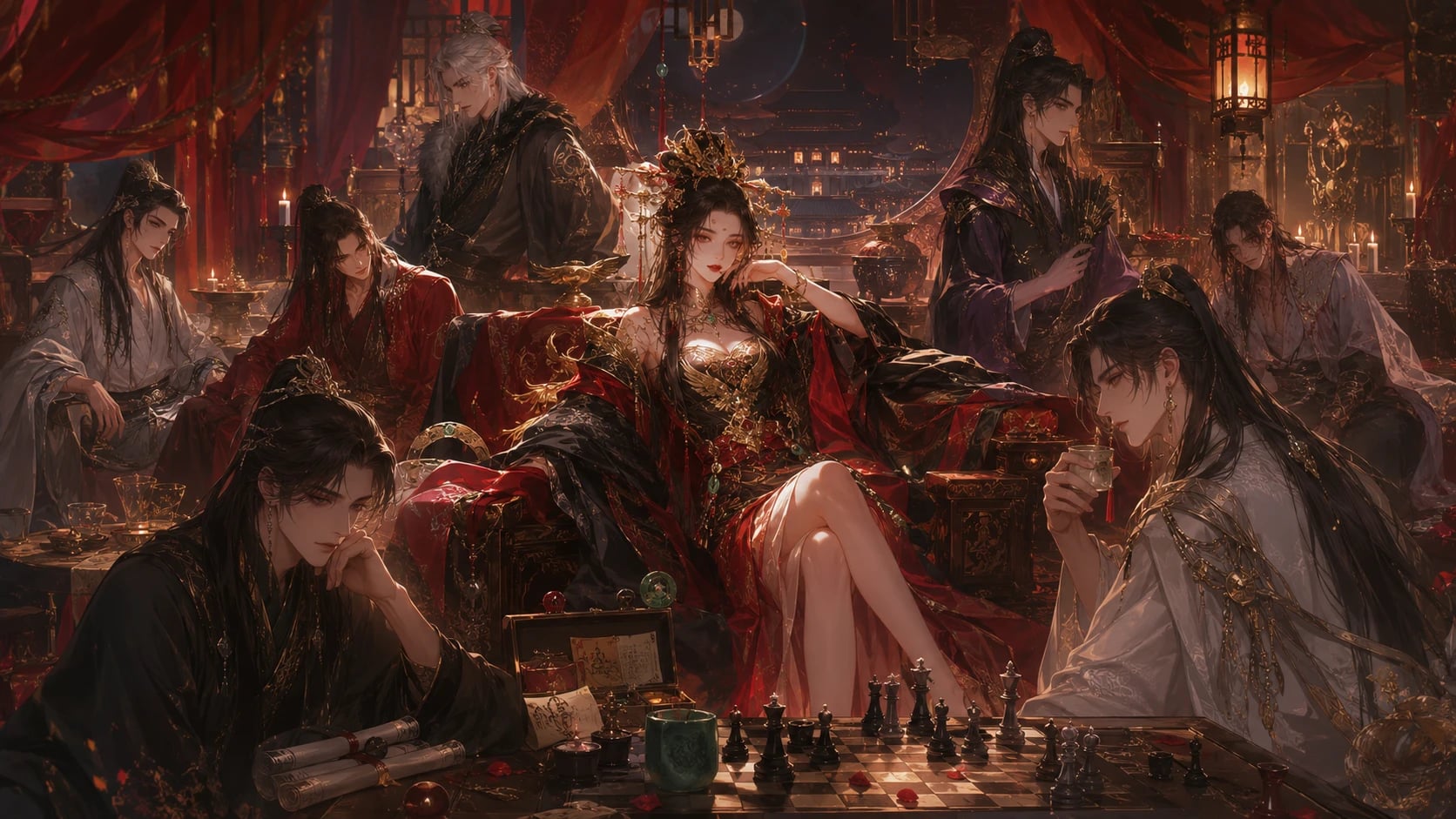 【女尊】【面首】【古代权谋】女尊长公主的风月局 cover